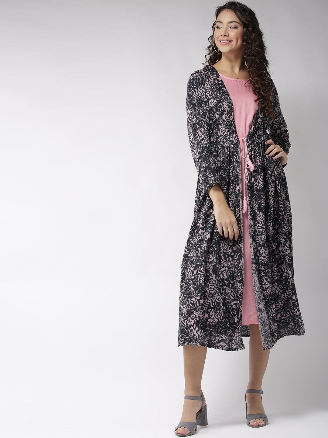 Coverup Printed Mini Dress