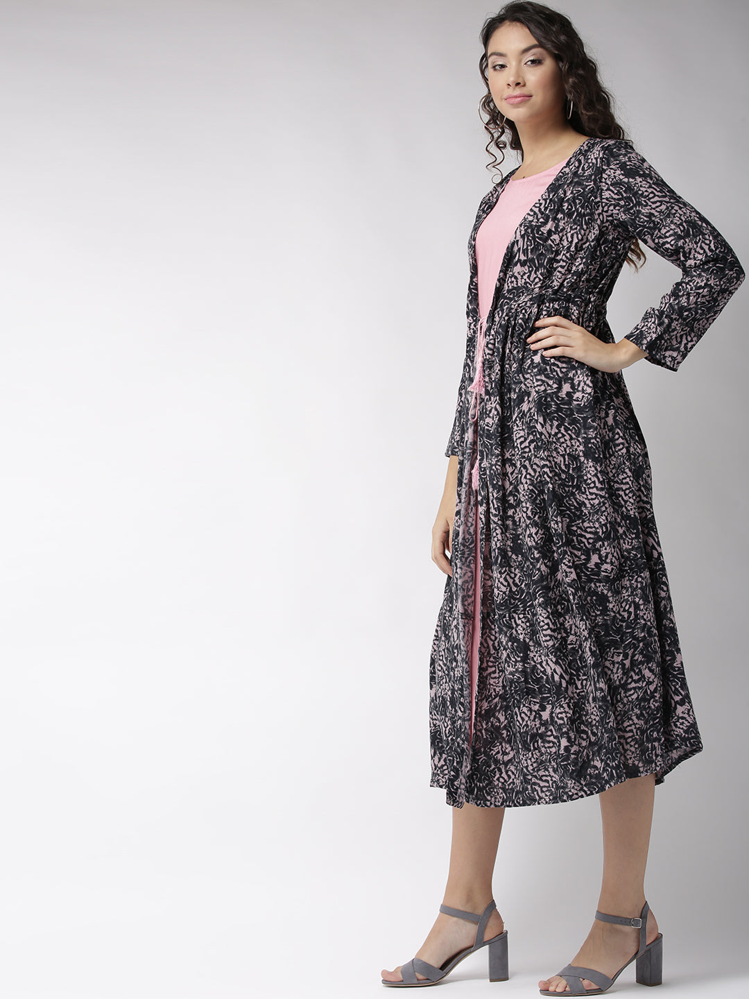 Coverup Printed Mini Dress