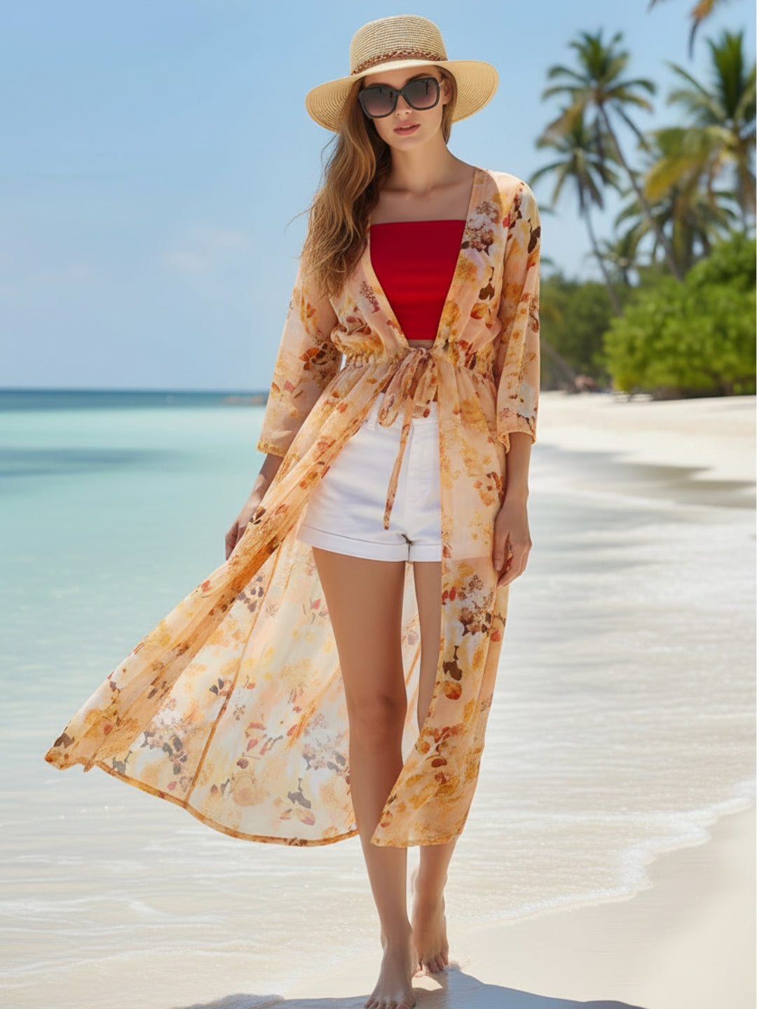 Sera Women's tie up front shrug