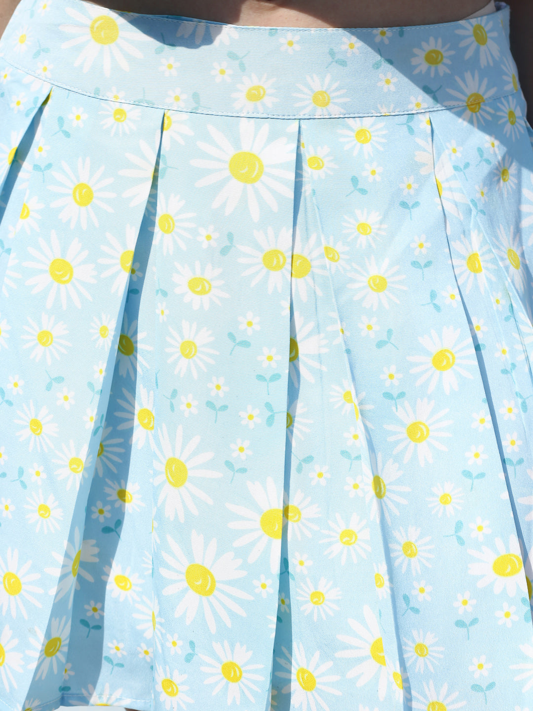 Blue Print Top Skirt Cord