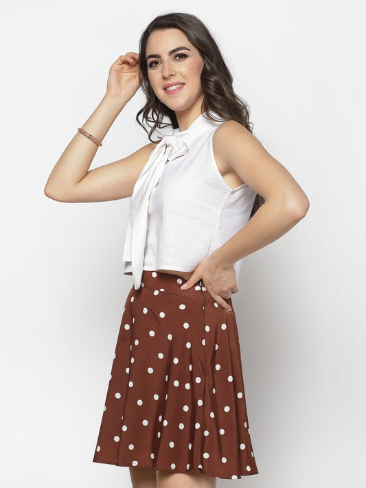 Neck Tie Up Top