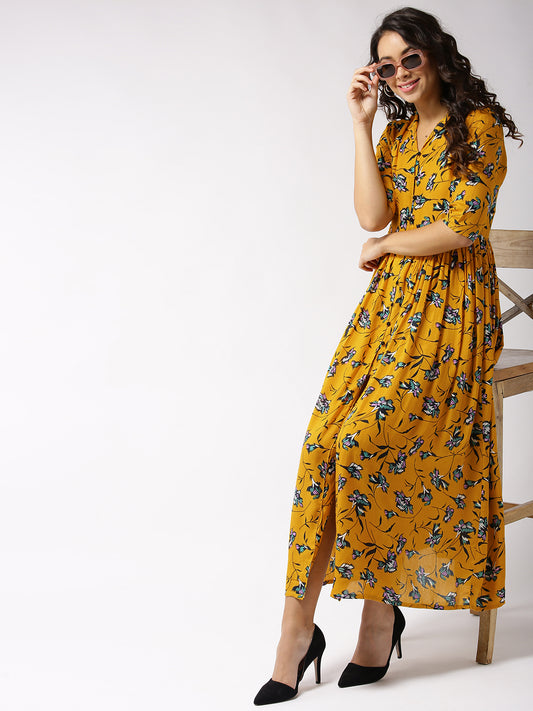 Printed Maxi Top
