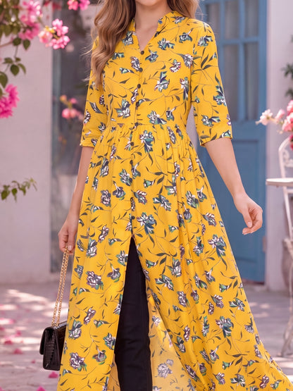 Viscose Floral Print MaxiDress