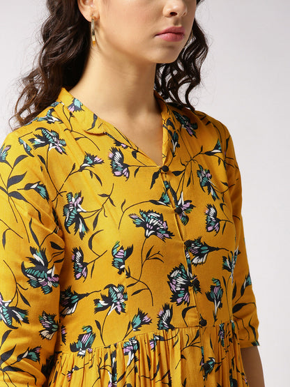 Printed Maxi Top