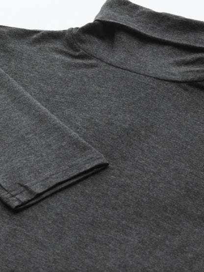 High Neck Strechable Top