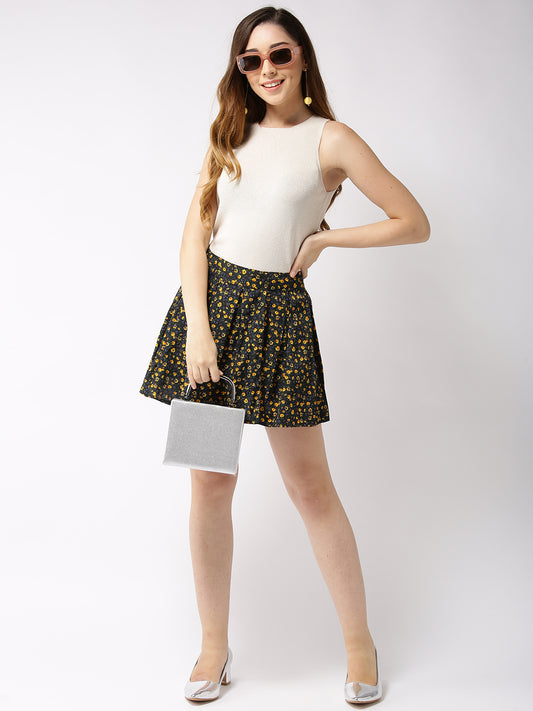 folral Printed Skirt