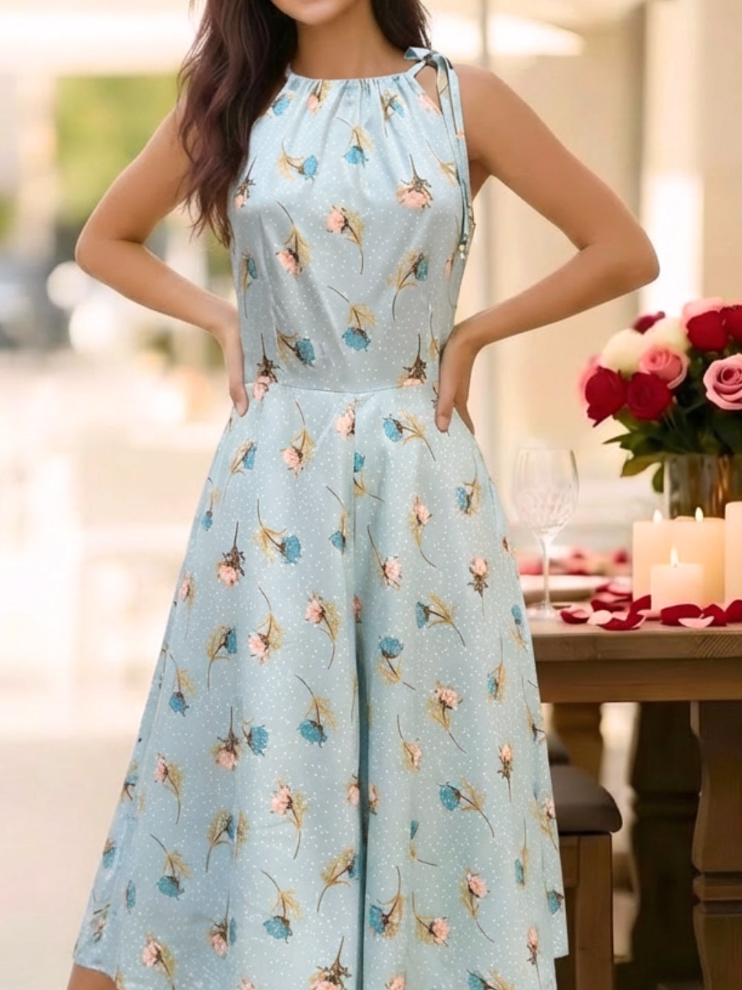 Crepe Printed Jumpsuit