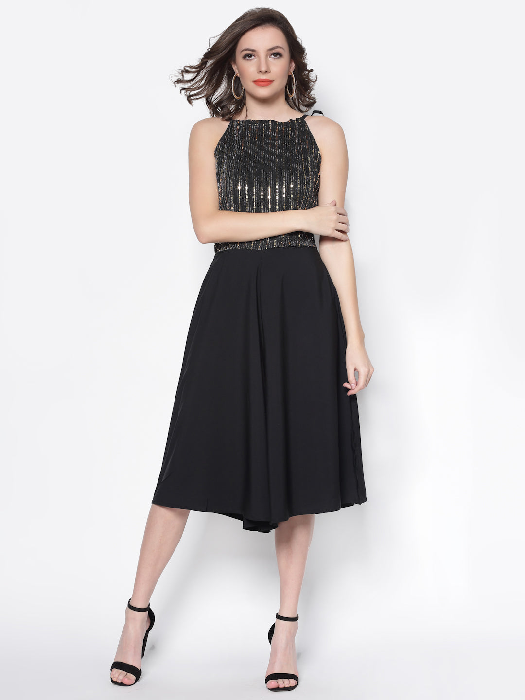 Party Wear Jumpsuit With Tie Up