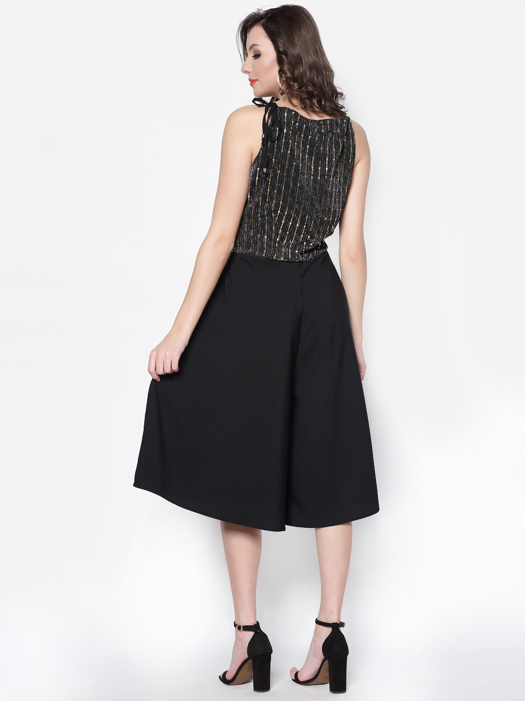 Party Wear Jumpsuit With Tie Up