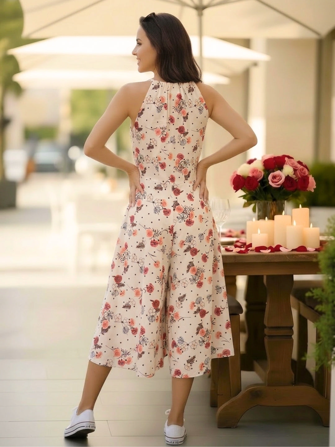 Crepe printed Jumpsuit