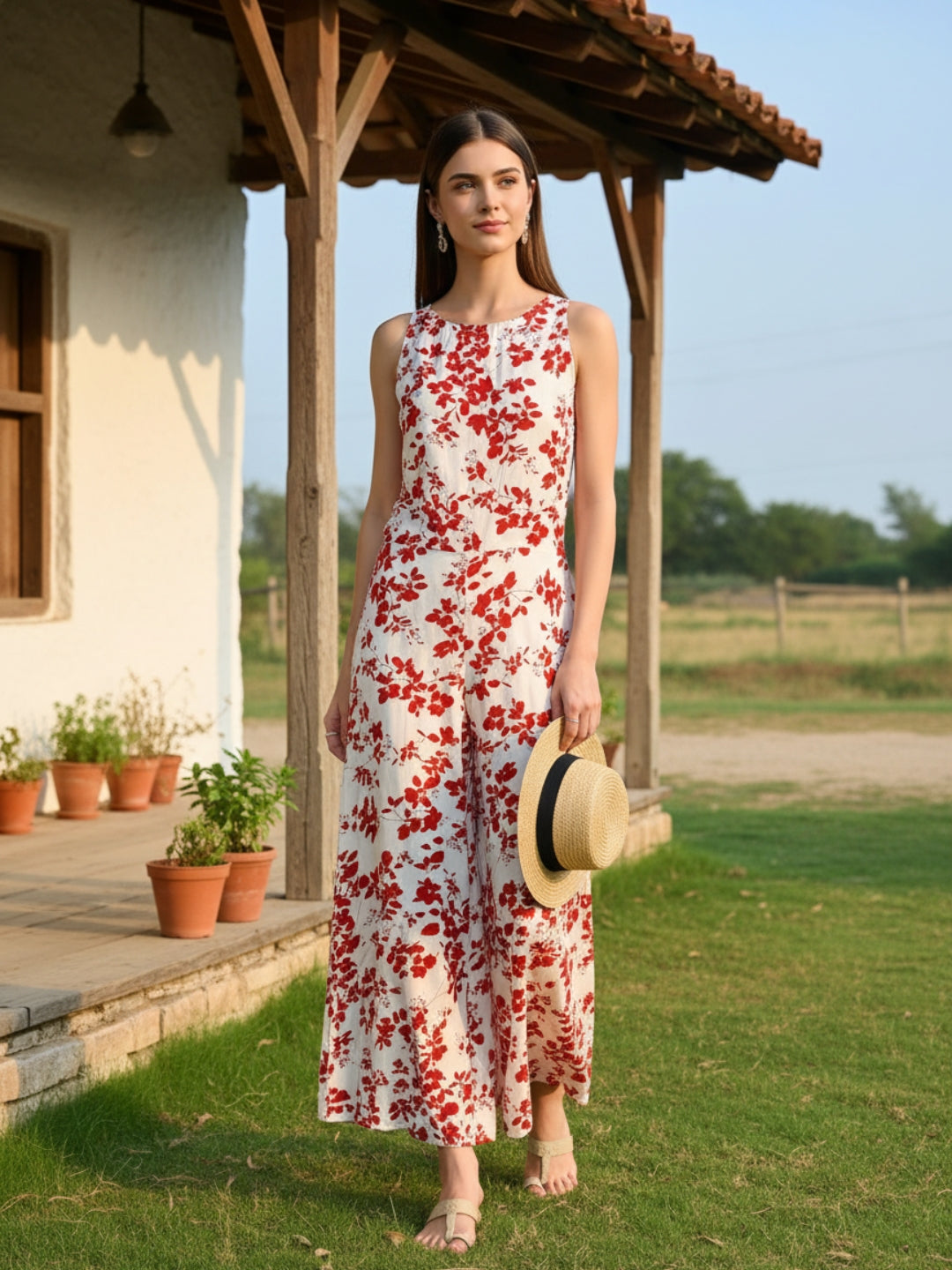 Premium Viscose printed Jumpsuit