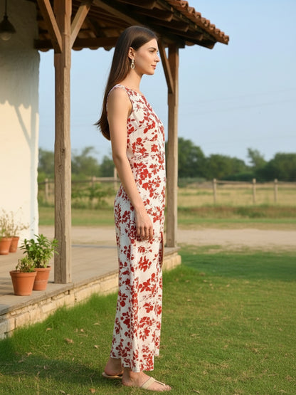 Premium Viscose printed Jumpsuit