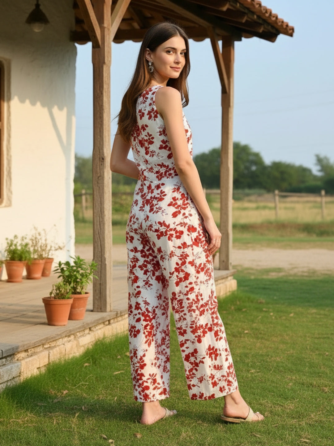 Premium Viscose printed Jumpsuit