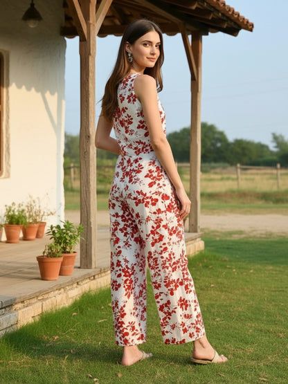 Premium Viscose printed Jumpsuit