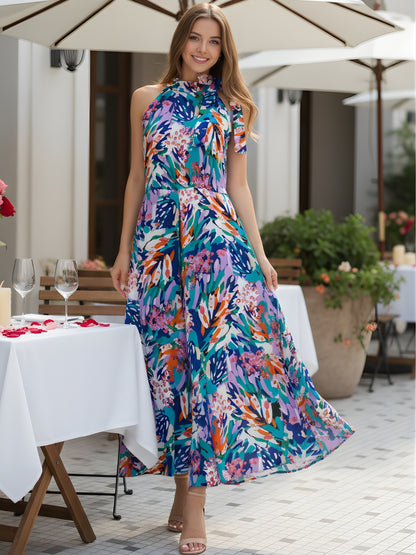 Sera Women Satin printed Jumpsuit