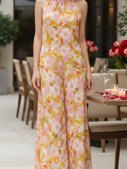 Sera Women Premium Crepe printed Jumpsuit
