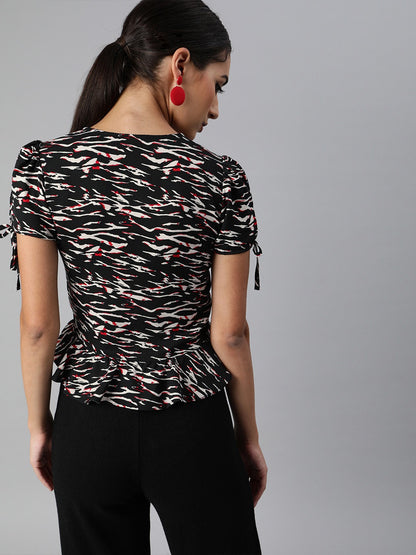 Tie Up Sleeve Top