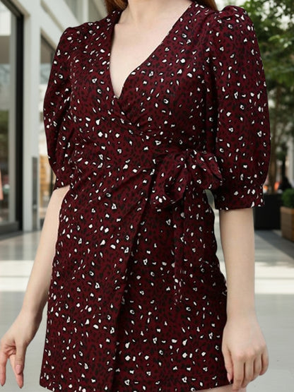 Sera Womens Tie Knot Dress