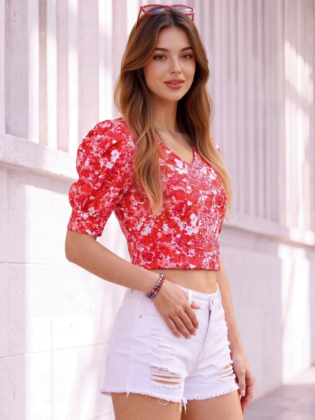 Rayon Bohemian Crop Top