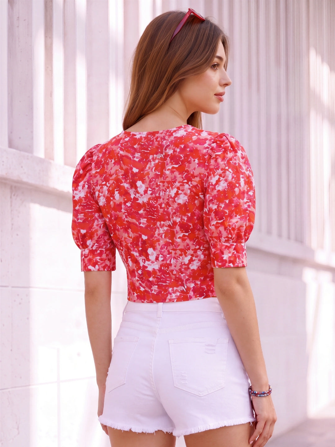 Rayon Bohemian Crop Top