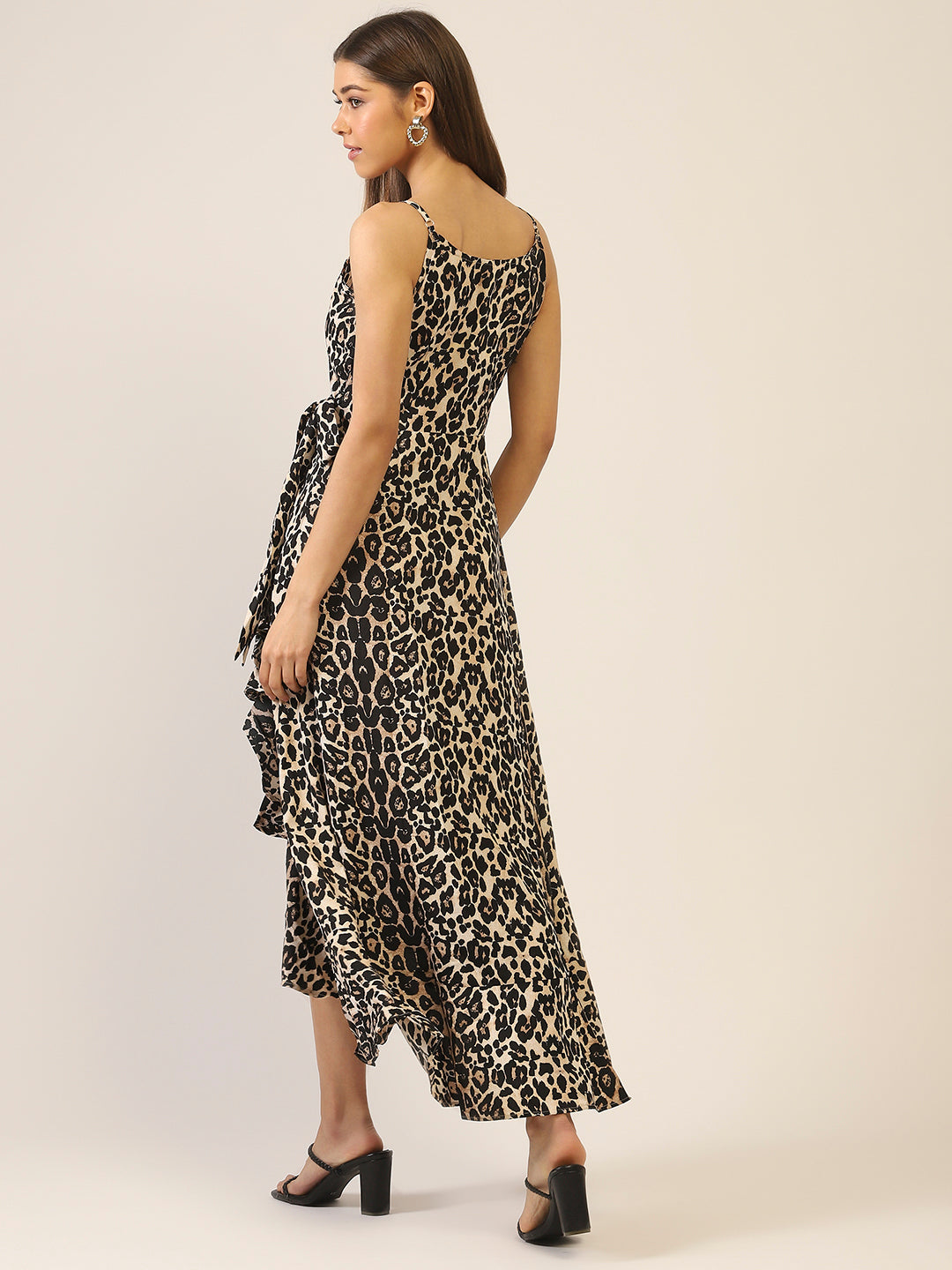 Tiger Print Wrap dress