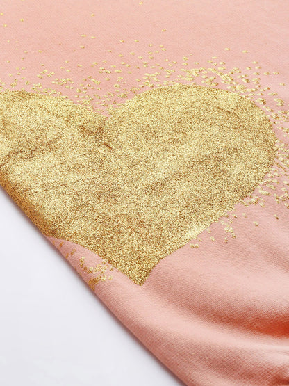Brushed Fleece Printed Sweatshirt