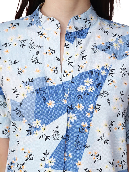 Sera Printed Short Sleeves Regular Tops