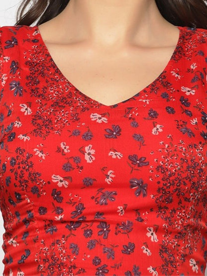 Sera Printed crop top