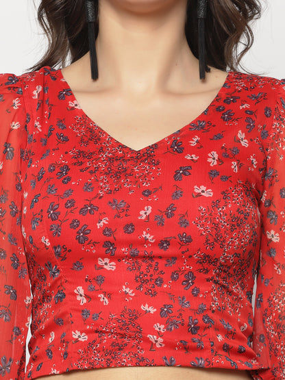 Two Pc Dress With Ruffles