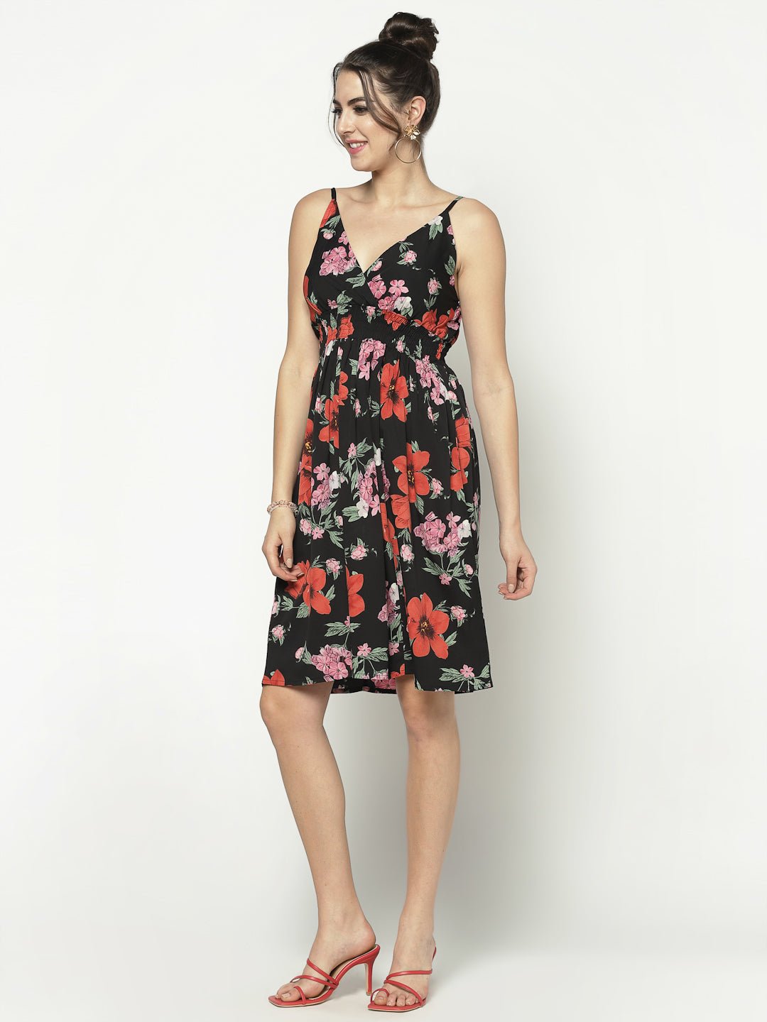 Smocked Strappy Dress