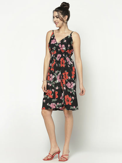 Smocked Strappy Dress