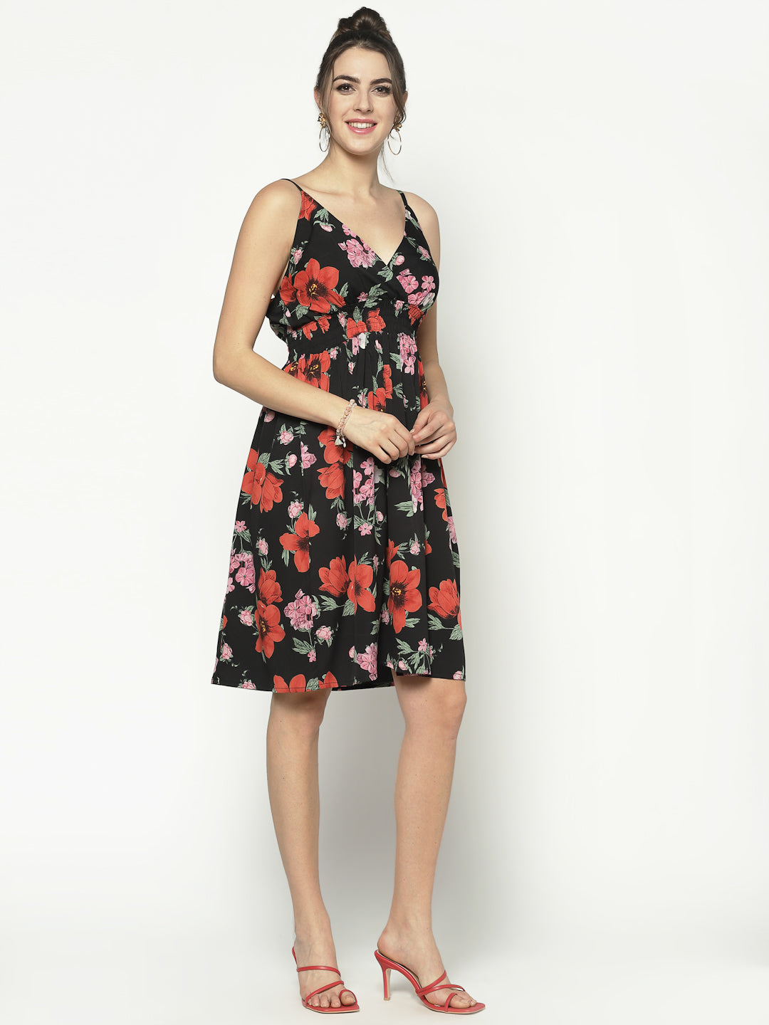 Smocked Strappy Dress