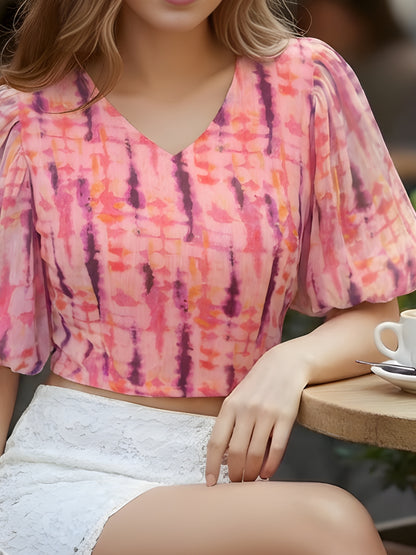 Sera Printed Floral Top