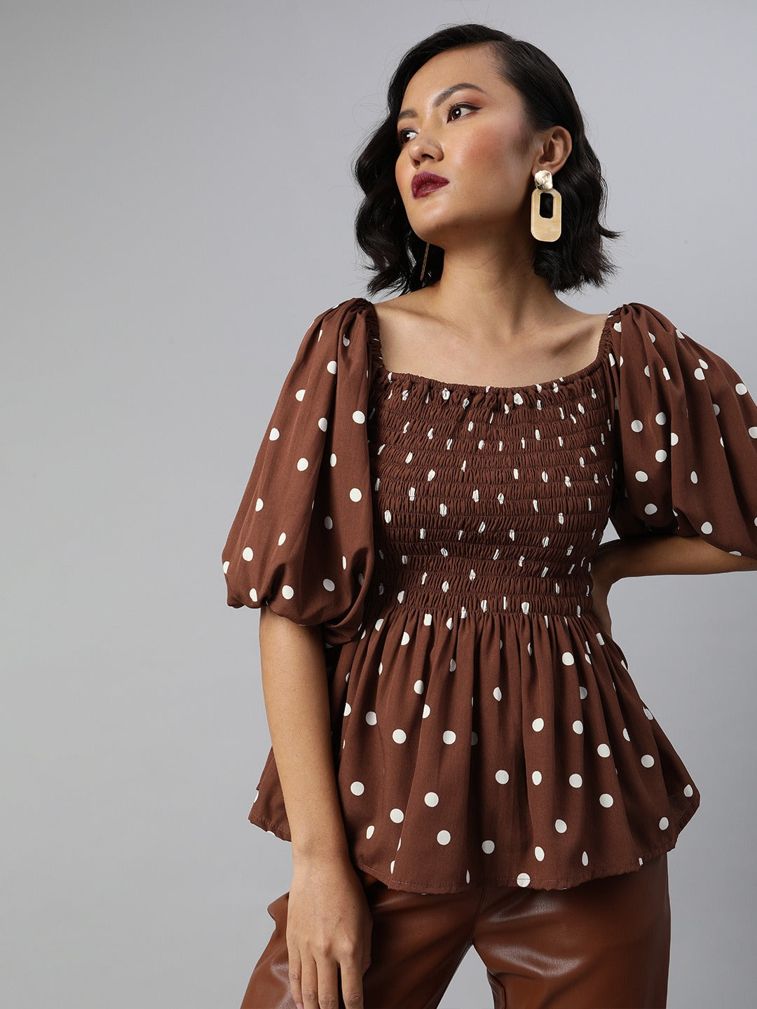 Smocked top