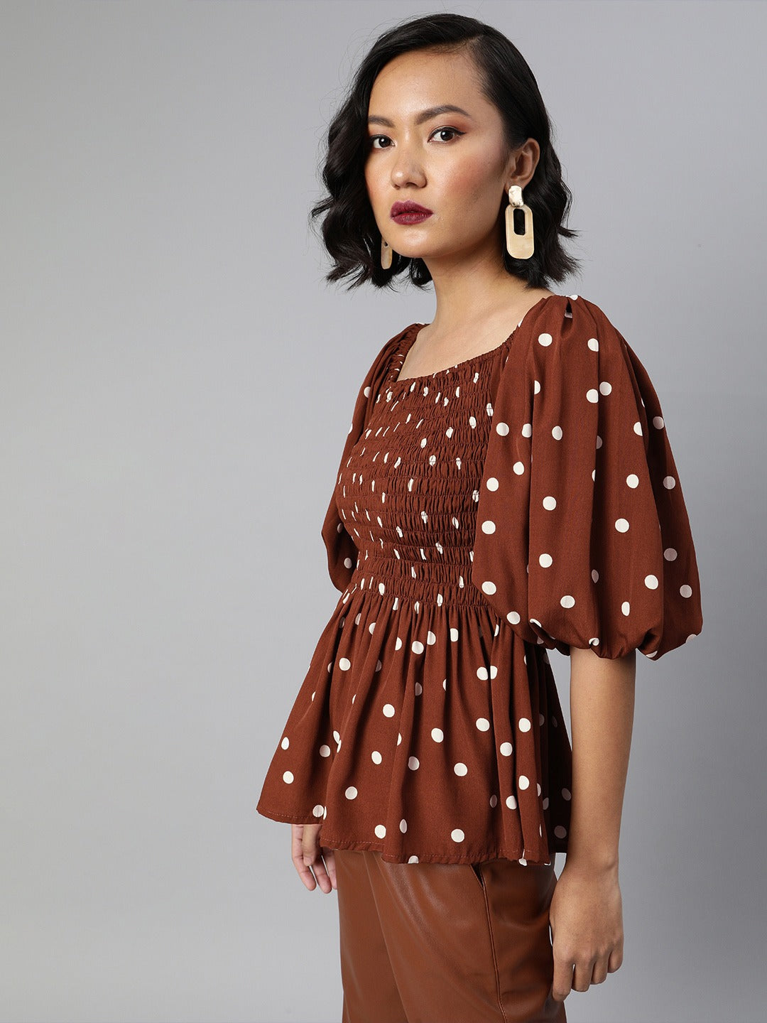 Smocked top