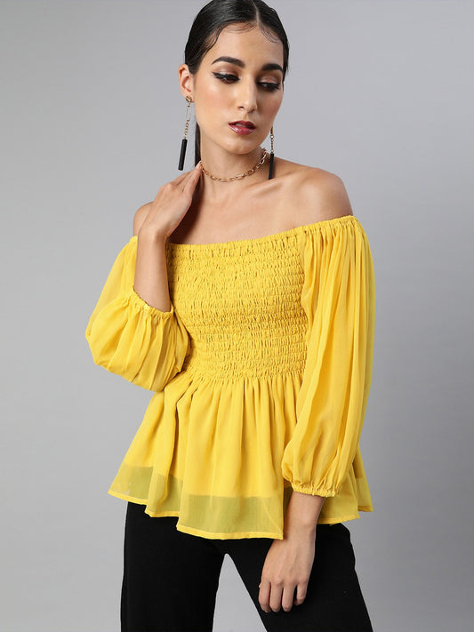 Smocked top