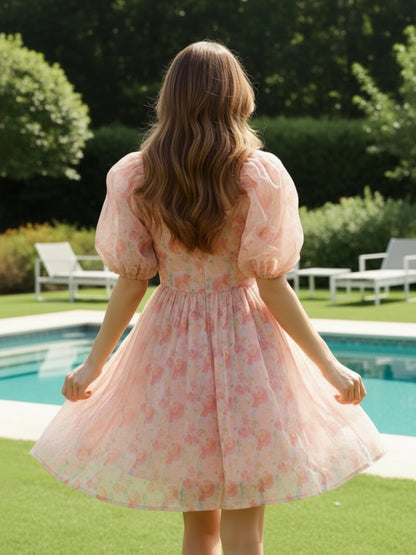 Sera Voulme sleeve Casual dress