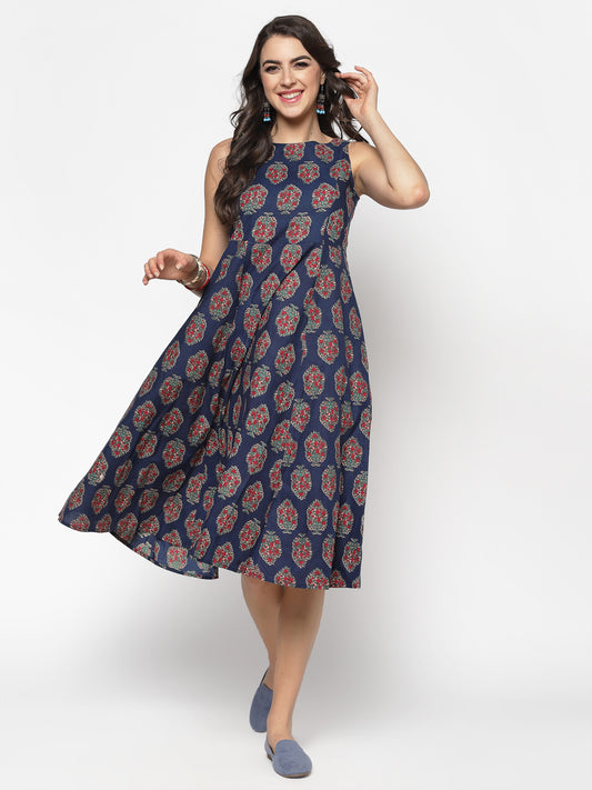 Flarred Sleeveless Dress
