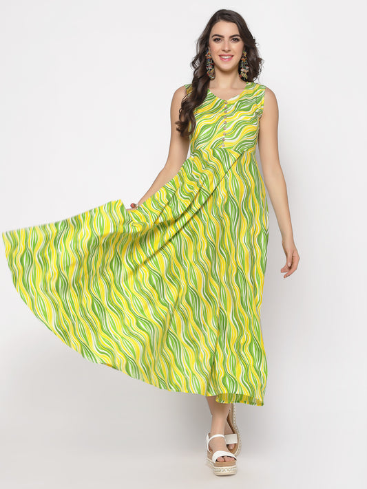Umbrella Flared Dress