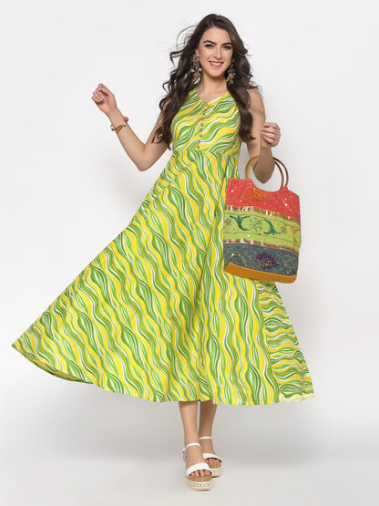 Umbrella Flared Dress
