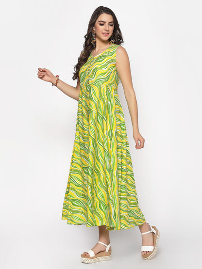Umbrella Flared Dress