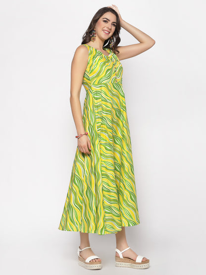 Umbrella Flared Dress