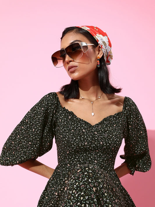 Flounce Maxi dress