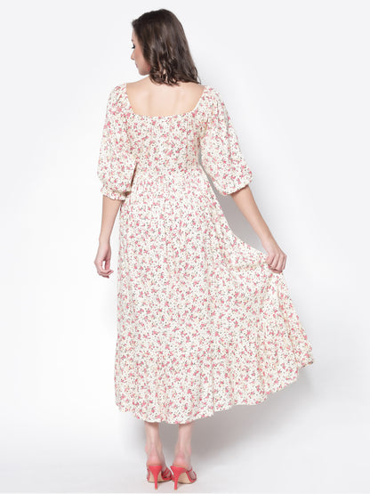 Flounce Maxi Dress
