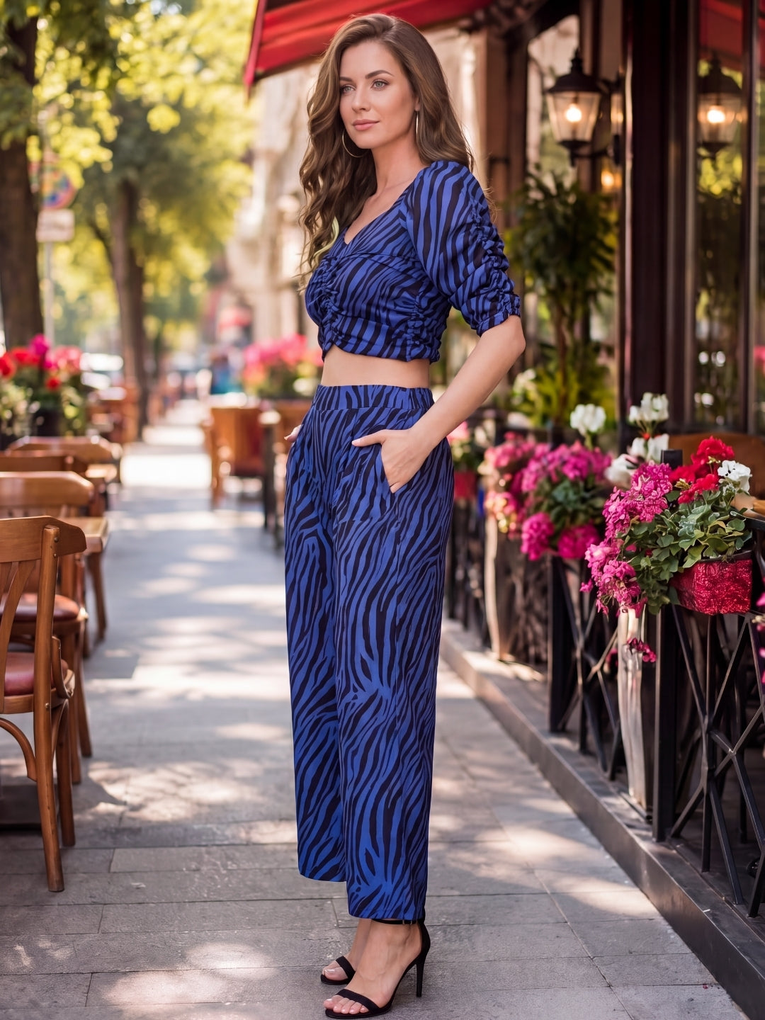 Crepe Top&Trouser Cord-Set