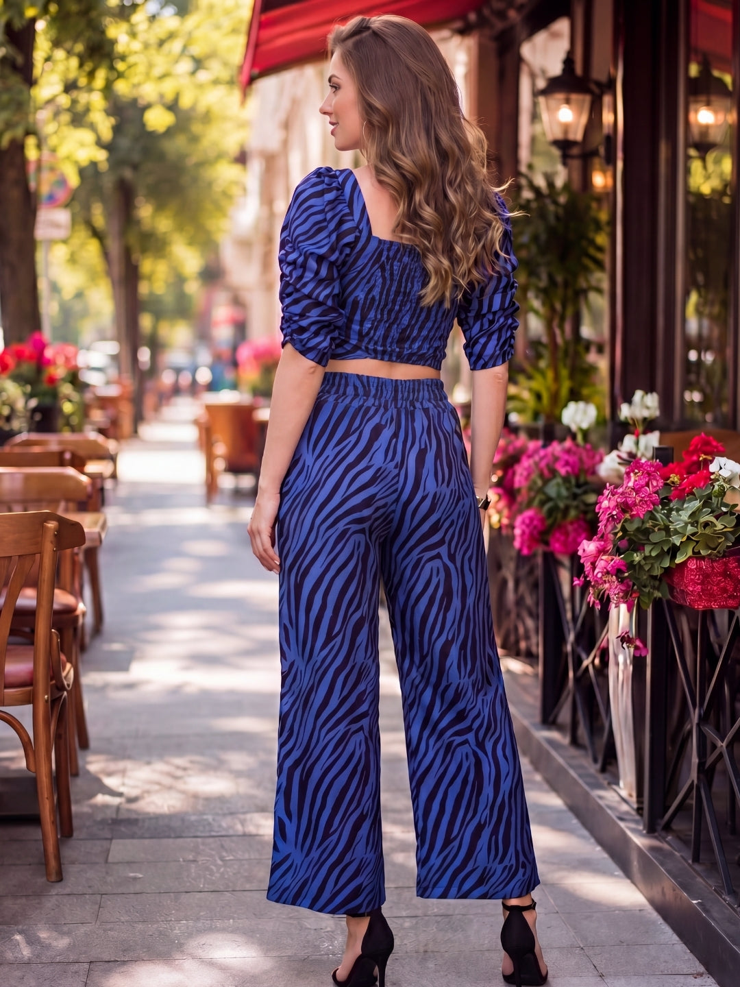 Crepe Top&Trouser Cord-Set
