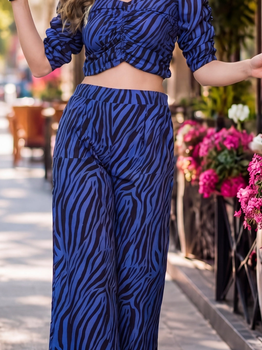 Crepe Top&Trouser Cord-Set