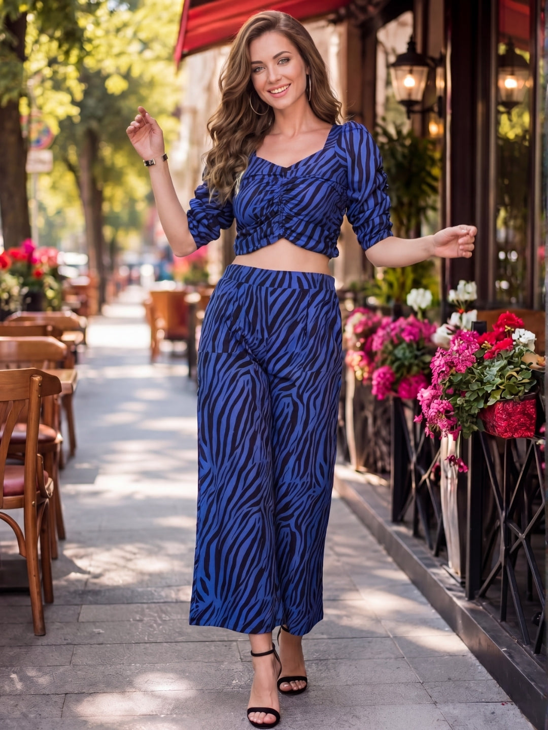 Crepe Top&Trouser Cord-Set
