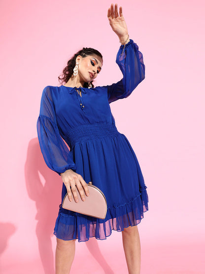 Tie up waisted dress