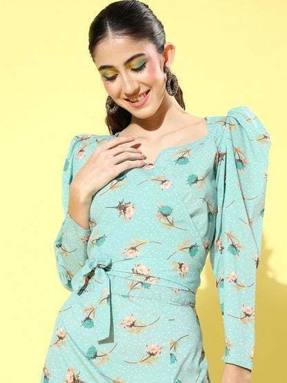 Two pcs tie knot dress